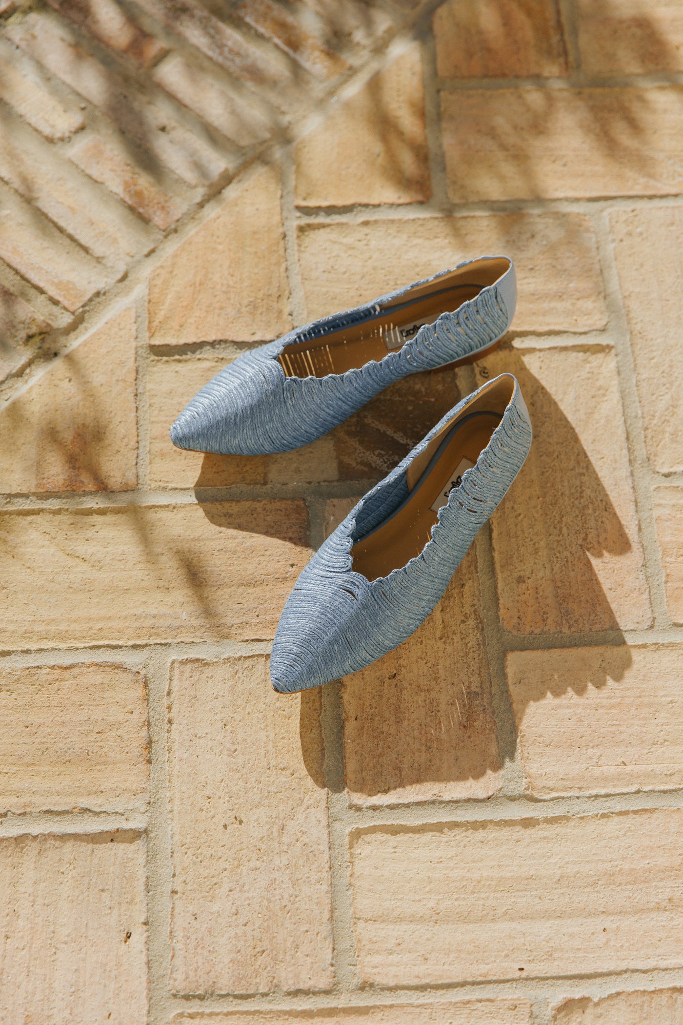 Sapatos de Ráfia