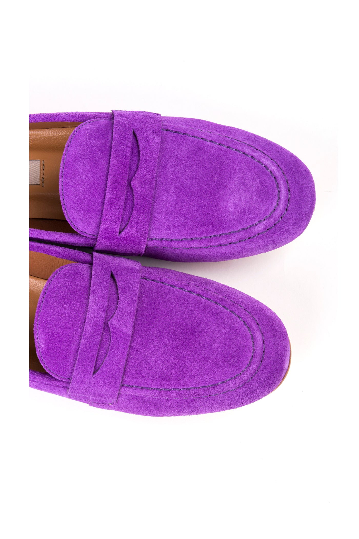 Loafers rasos em croute