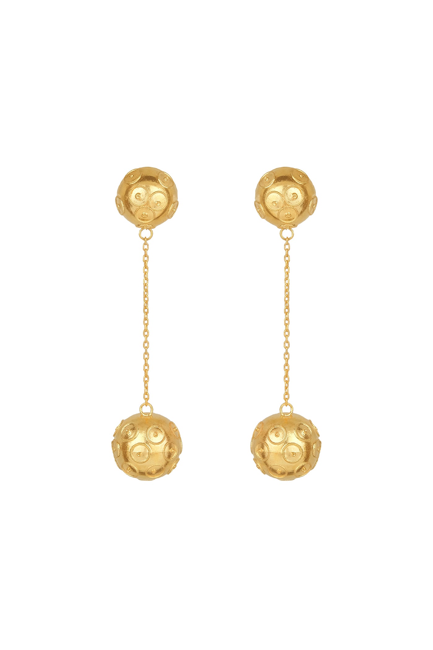 Brincos Duas Contas de Viana