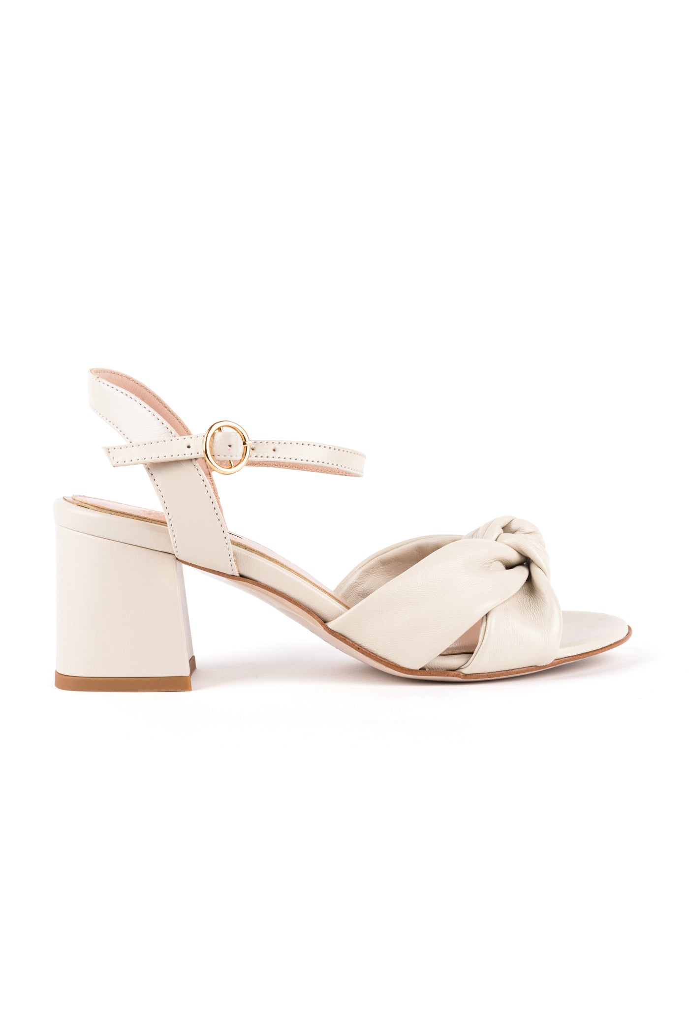 Sandálias de noiva em pele