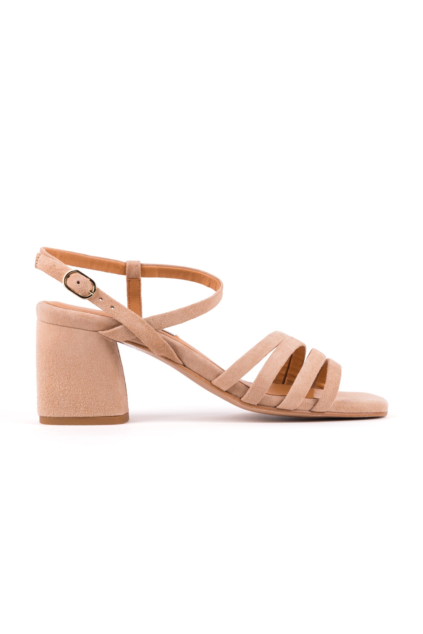 Sandálias de salto médio