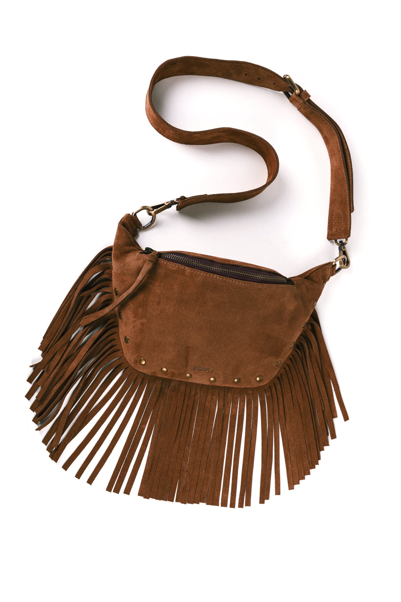 Saco totebag com franjas em croute