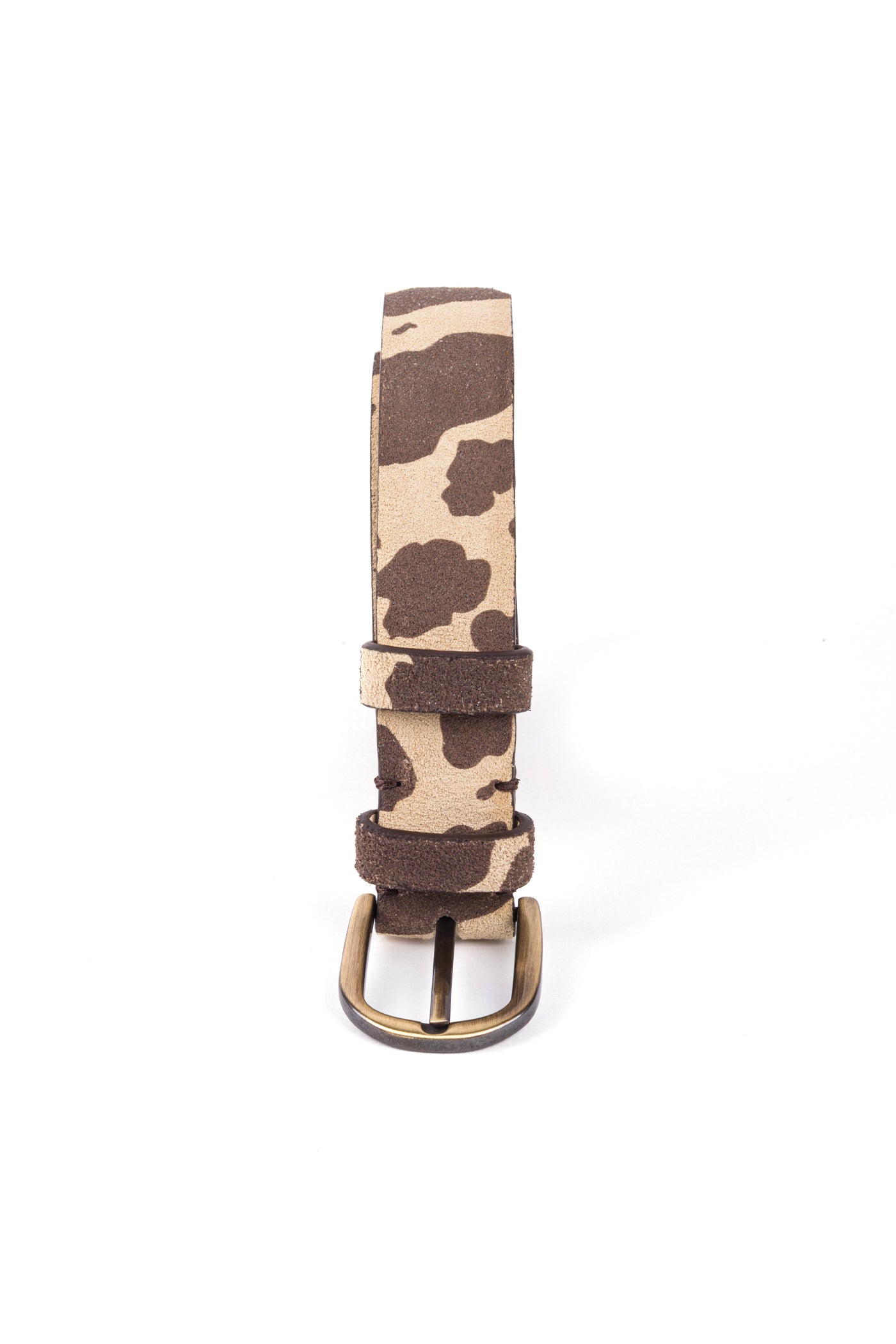 Cinto em croute print animal em