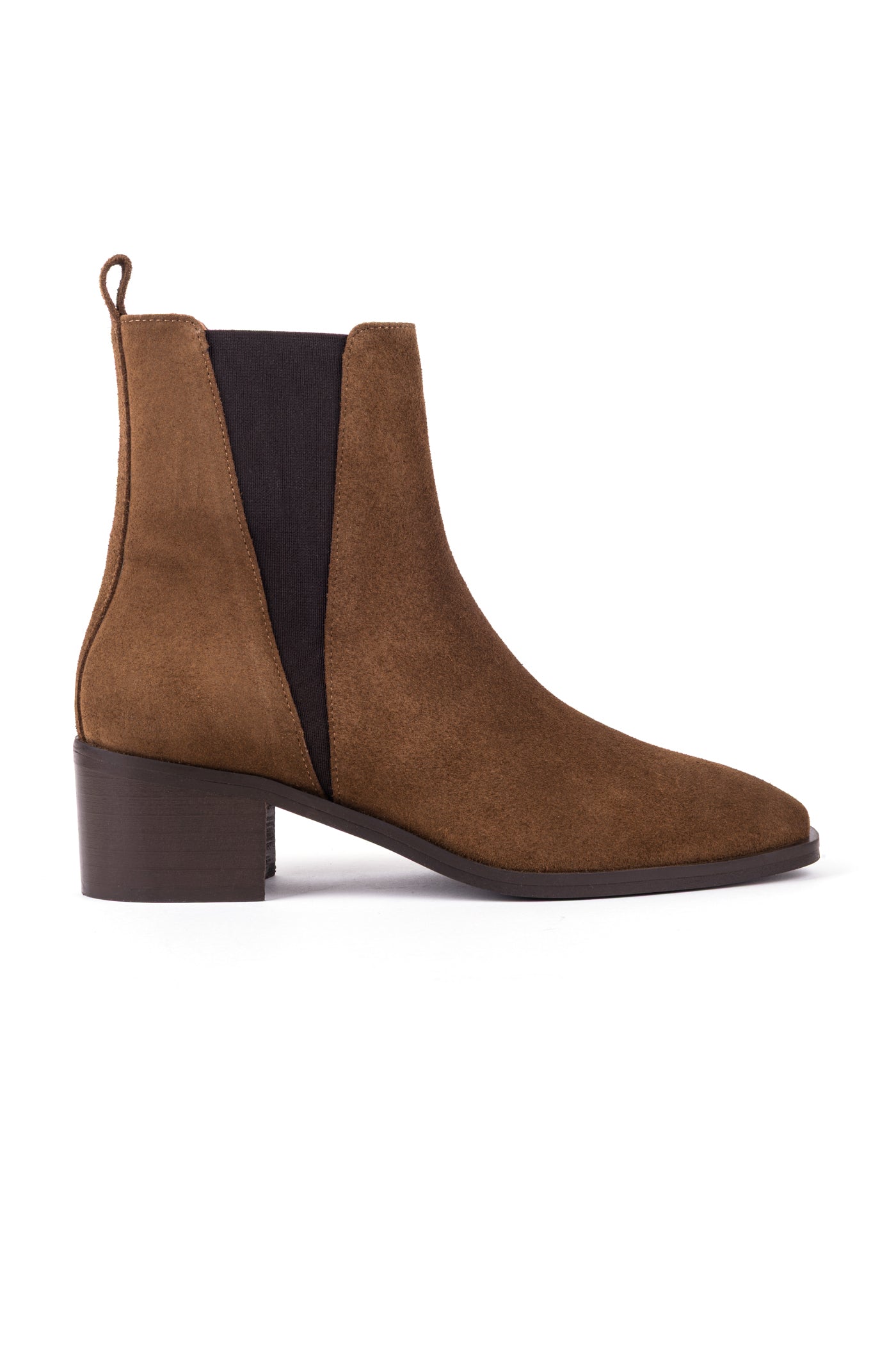 Botas de salto médio em croute