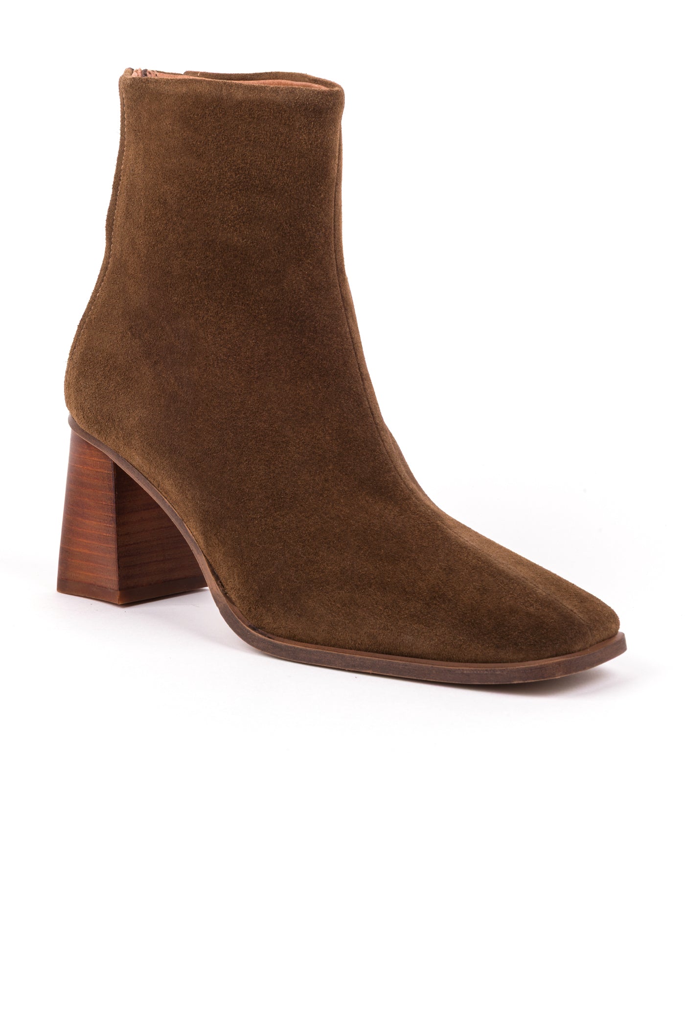 Botas de salto alto em croute