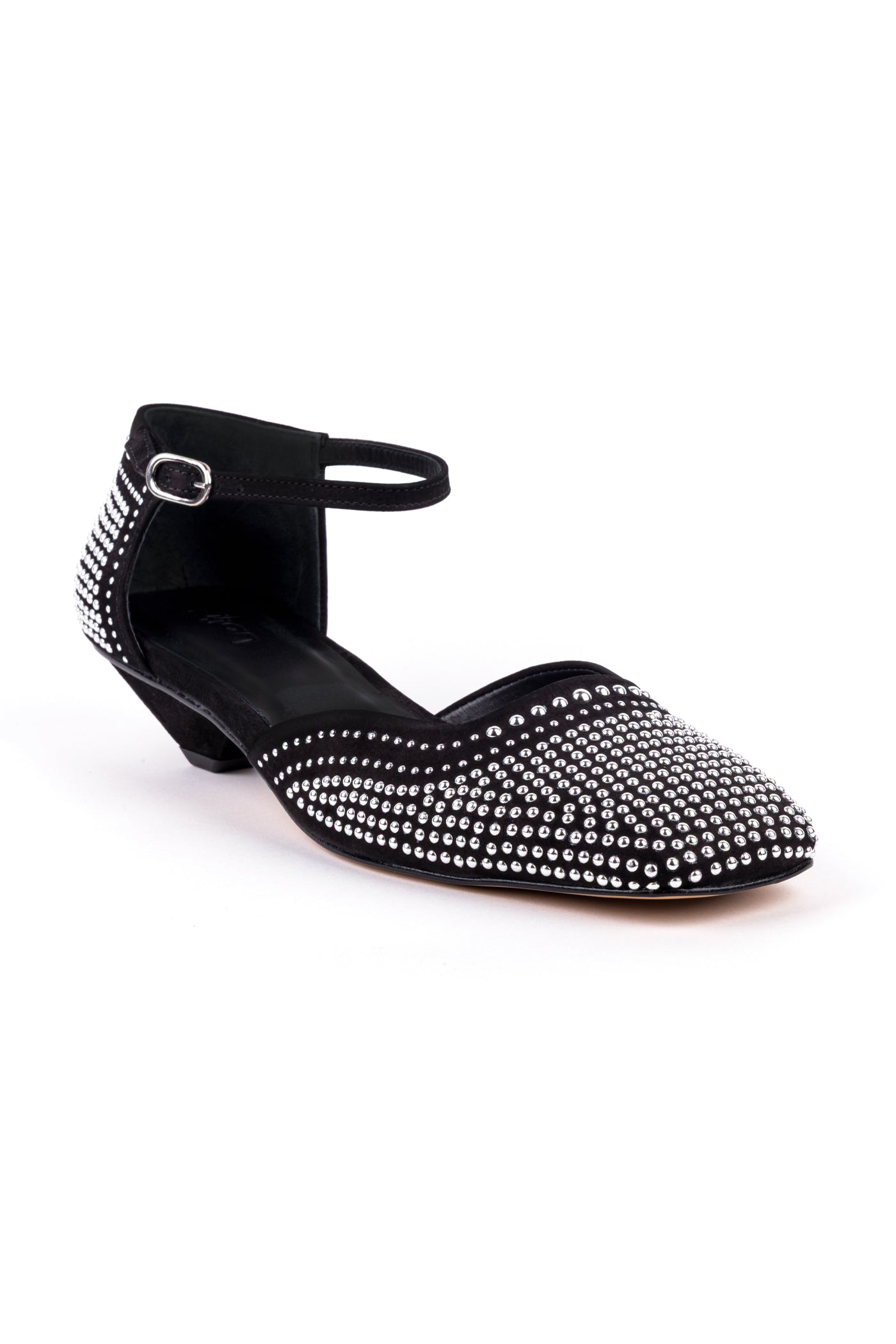 Sapatos de salto médio em nobuck