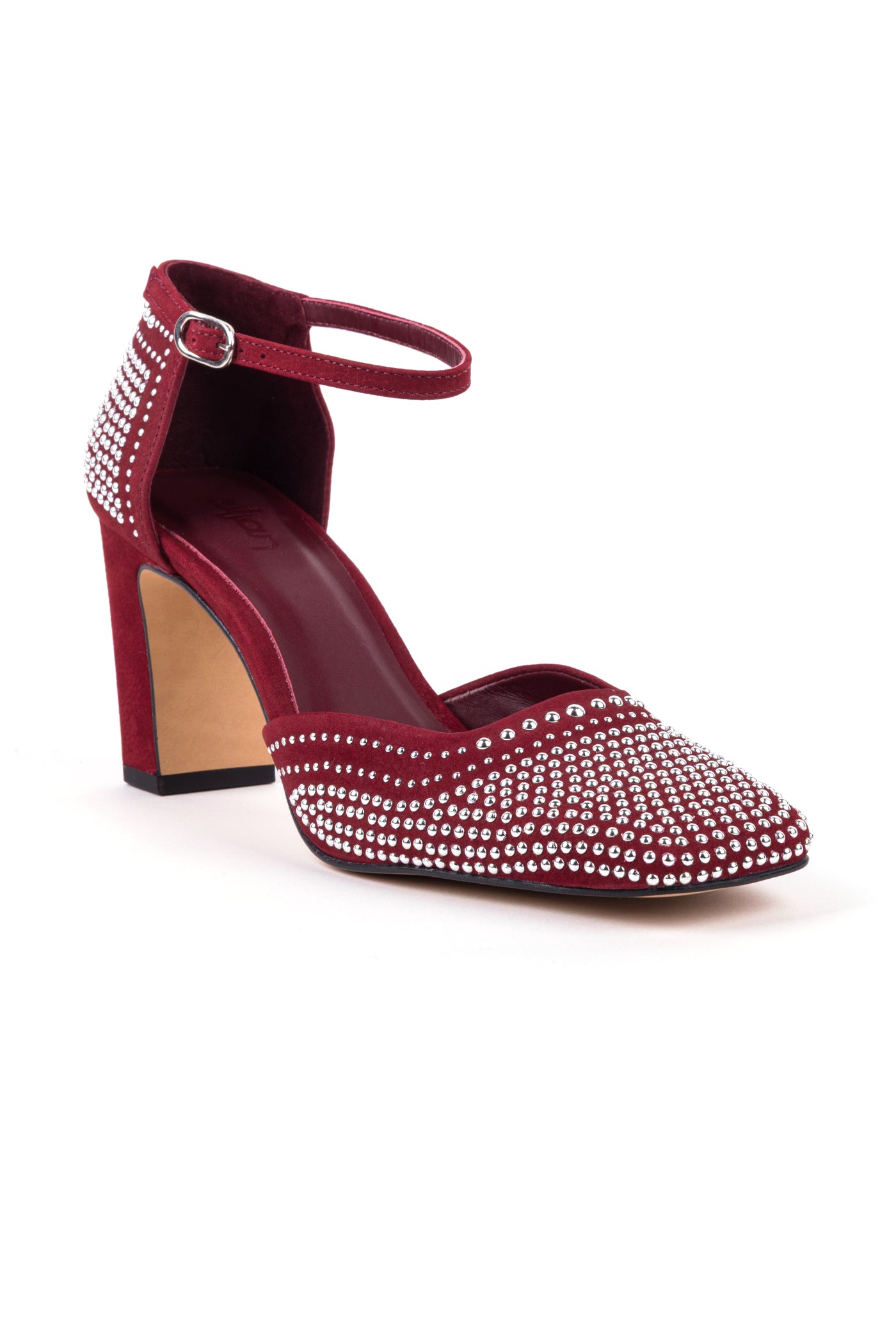 Sapatos de salto alto clássicos em nobuck