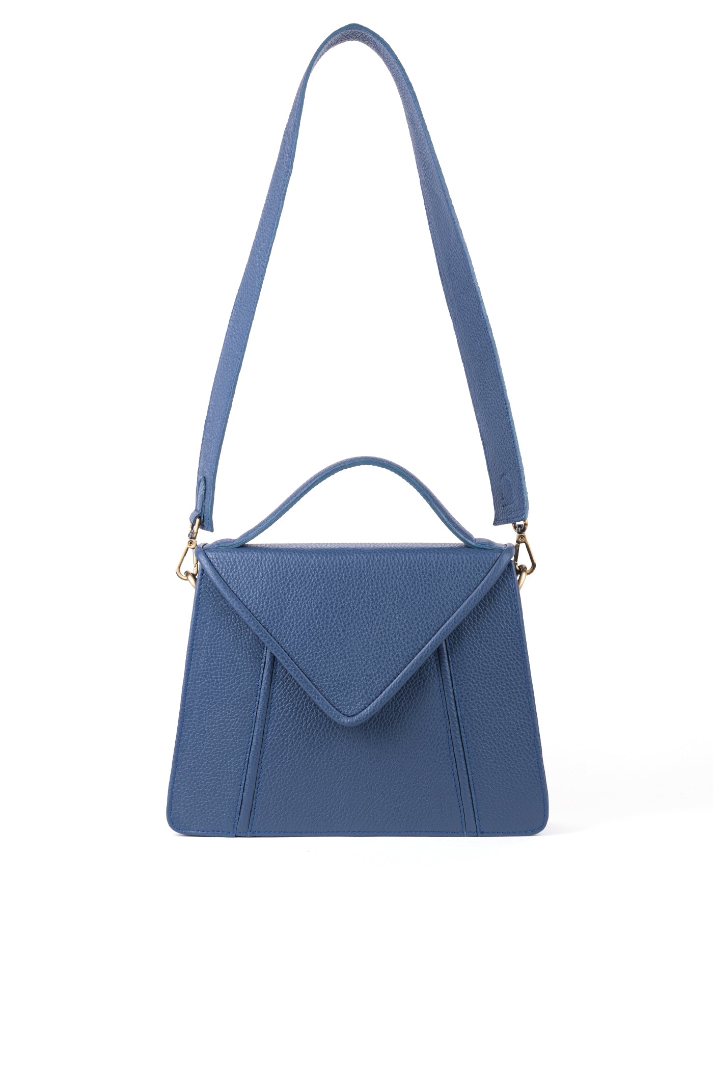 Mala envelope em pele