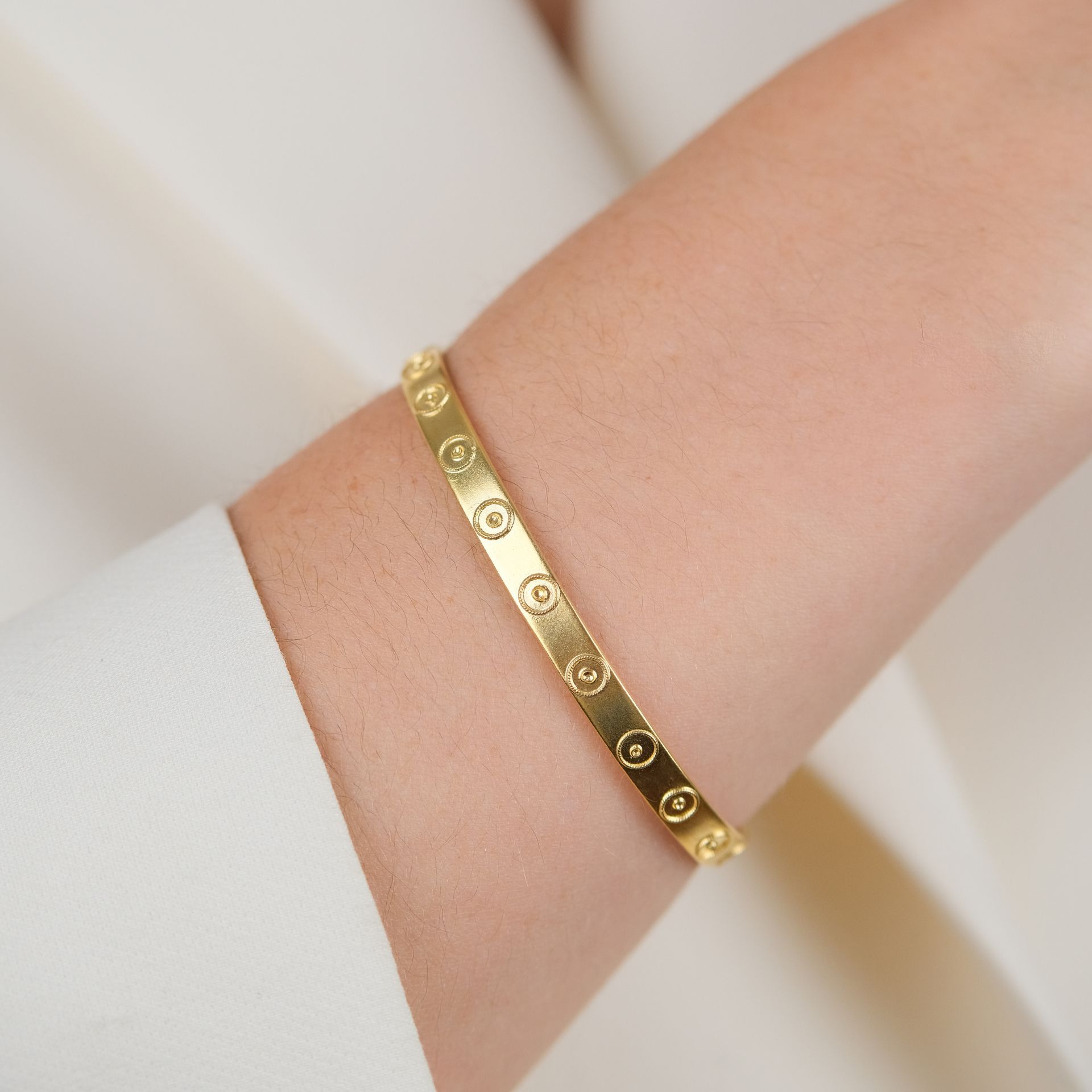 Pulseira Escrava de Viana de filigrana