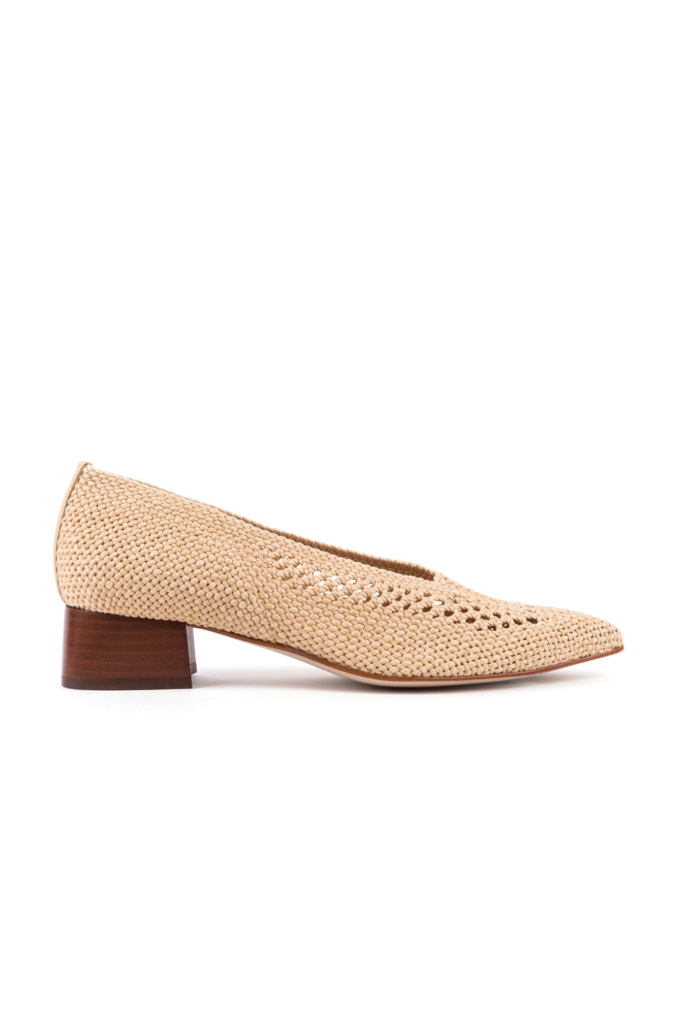 Sapatos de Salto Médio em Ráfia | Elegantes e Confortáveis | Zilian