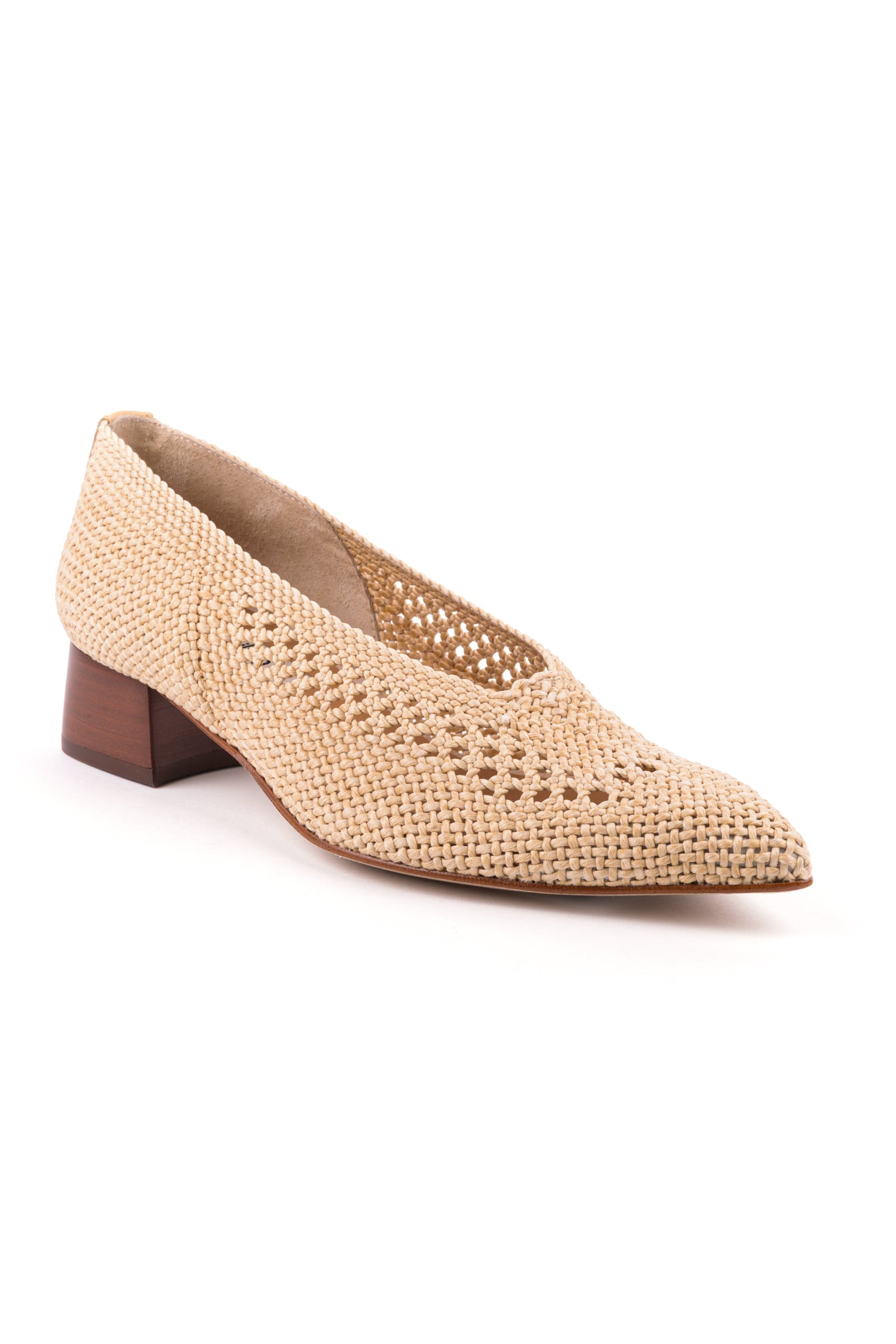 Sapatos de Salto Médio em Ráfia | Elegantes e Confortáveis | Zilian