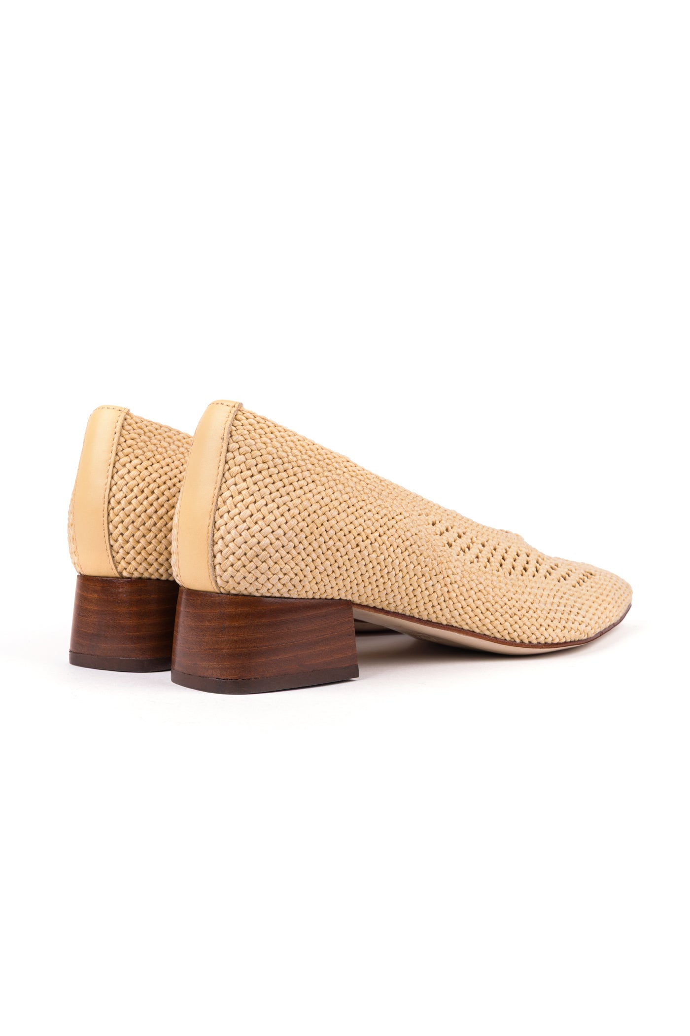 Sapatos de Salto Médio em Ráfia | Elegantes e Confortáveis | Zilian