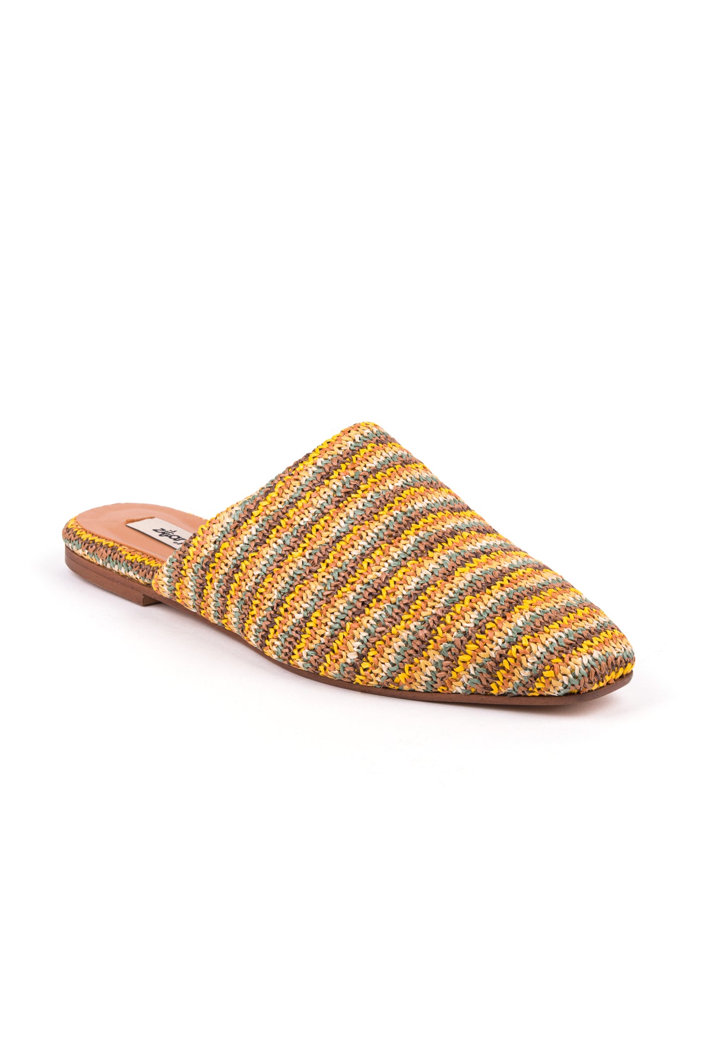 Mules de ráfia em