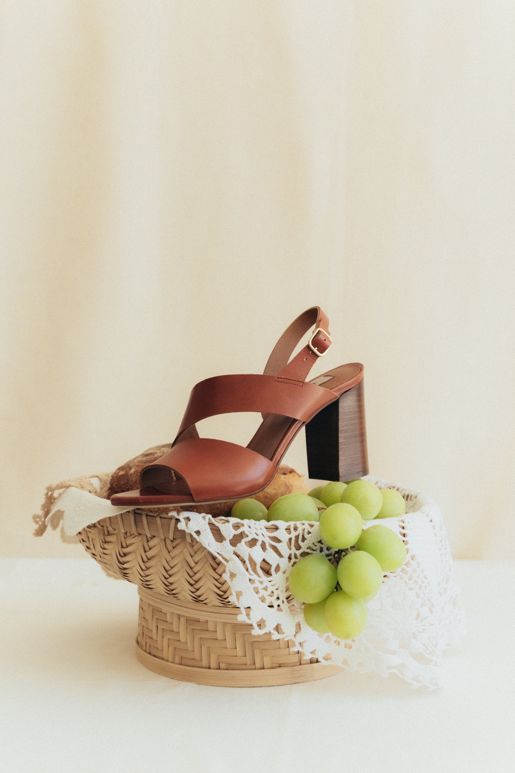 Sandálias de salto alto em pele