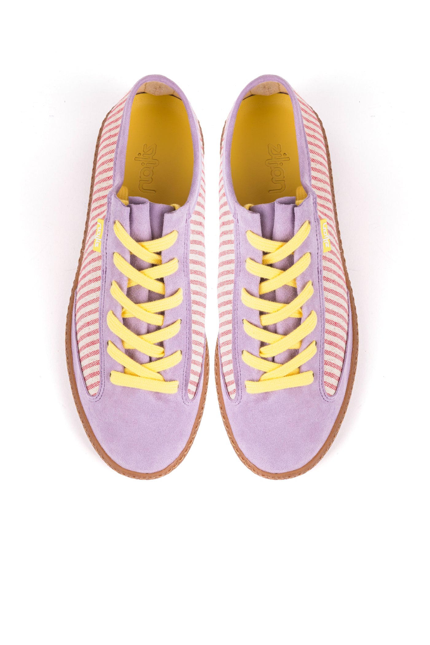 Sneakers em Camurça e Lona