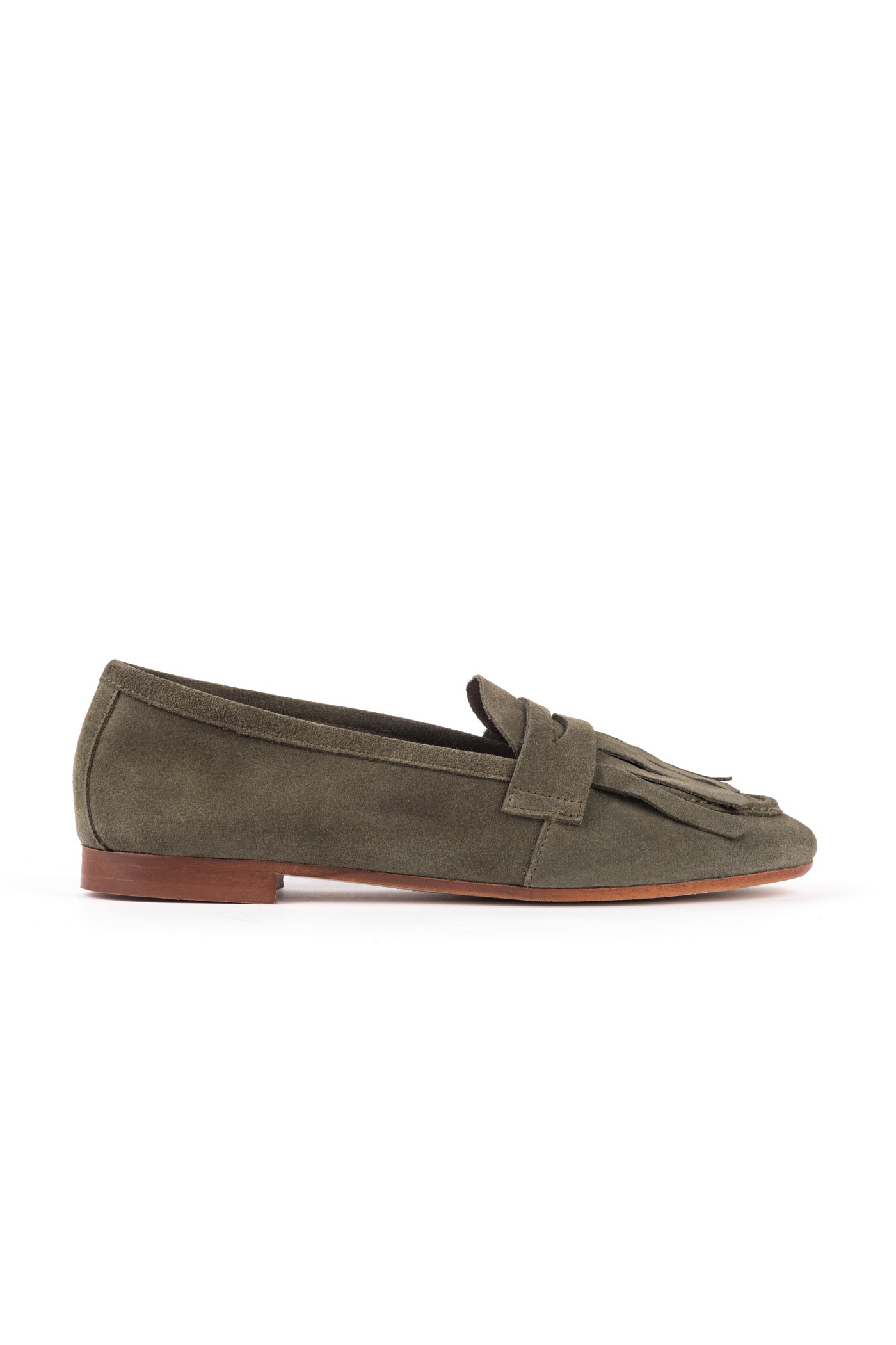 Loafers com franjas em croute
