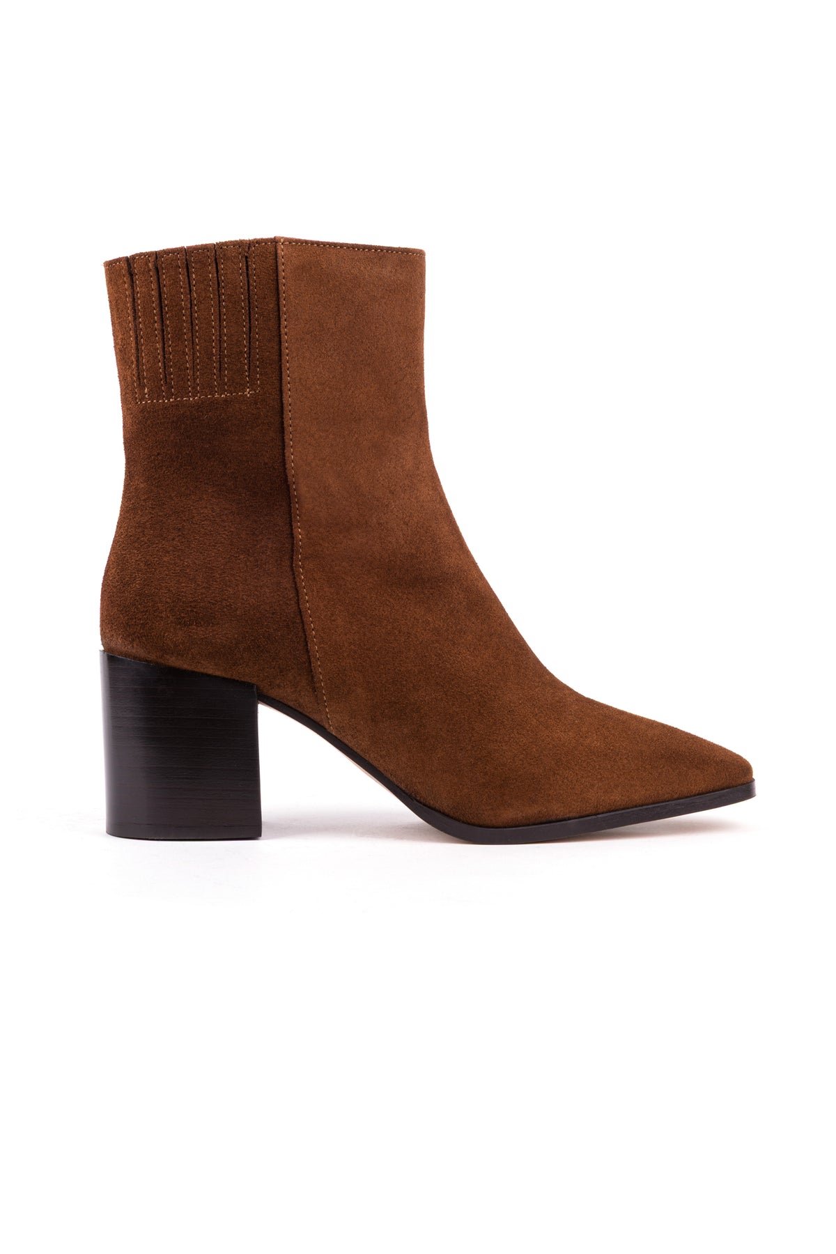 Botas com elástico no cano em croute