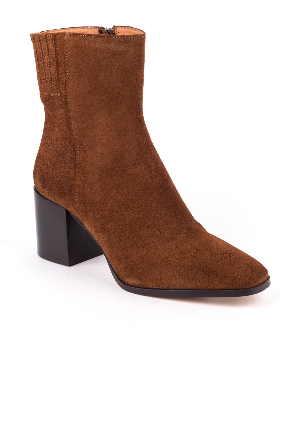 Botas com elástico no cano em croute