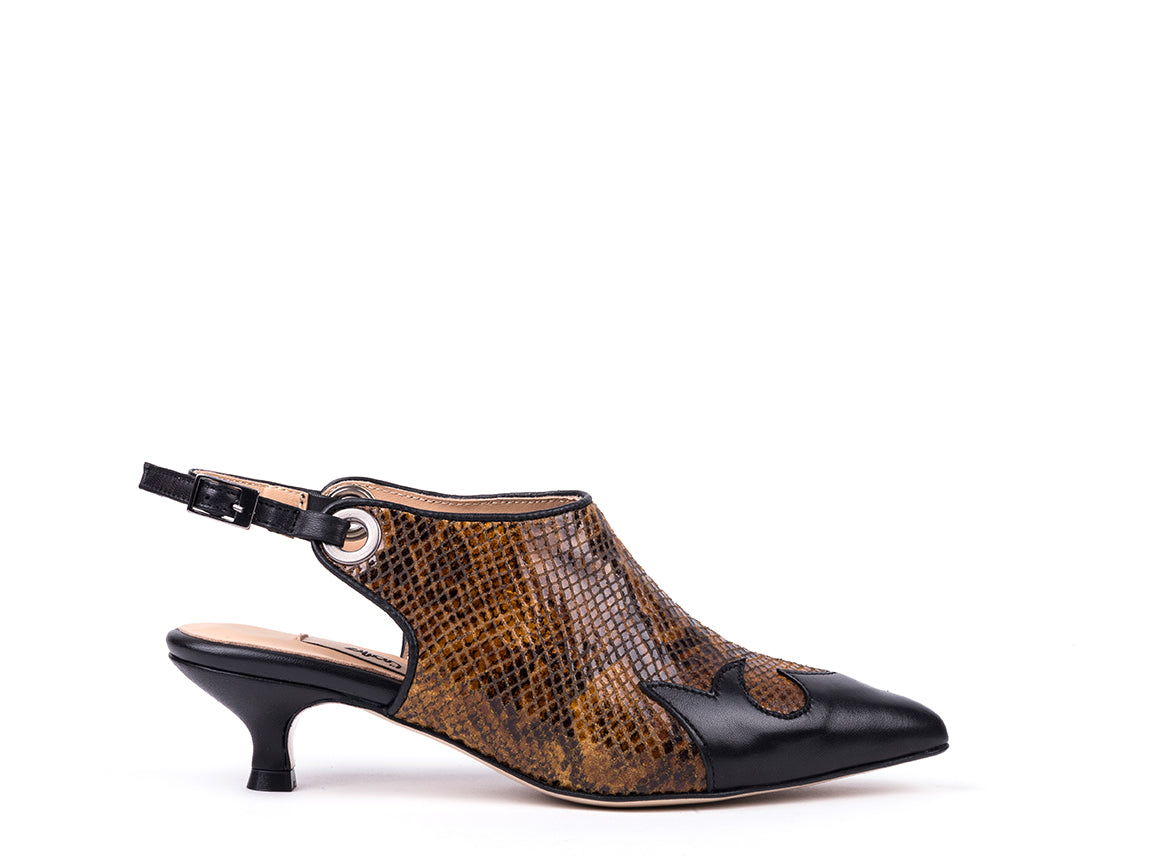 Sapatos slingback em