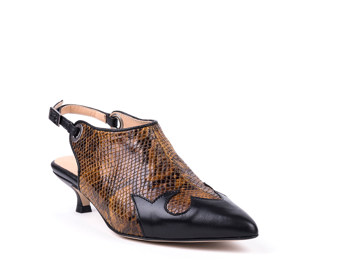 Sapatos slingback em