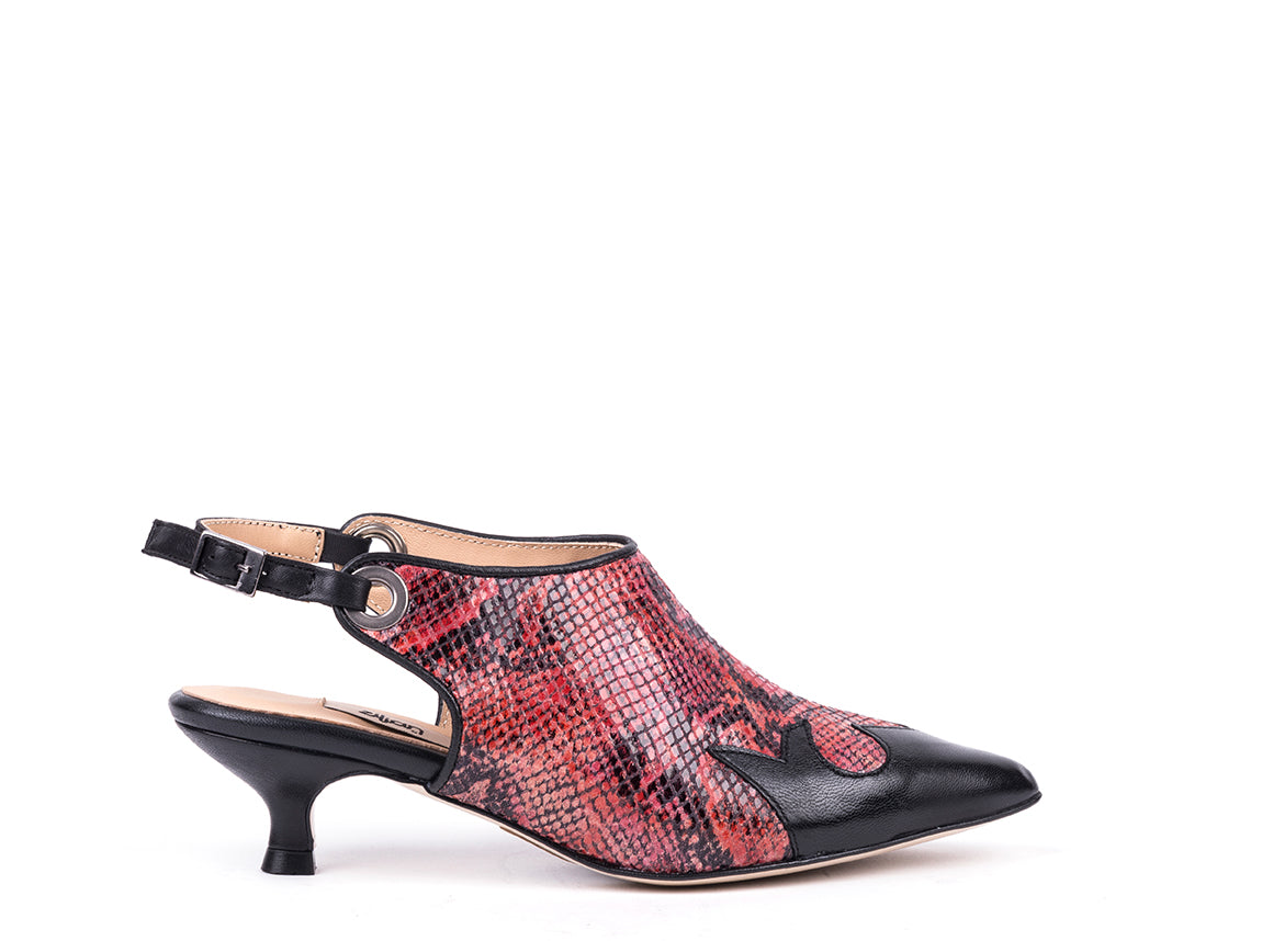 Sapatos slingback em