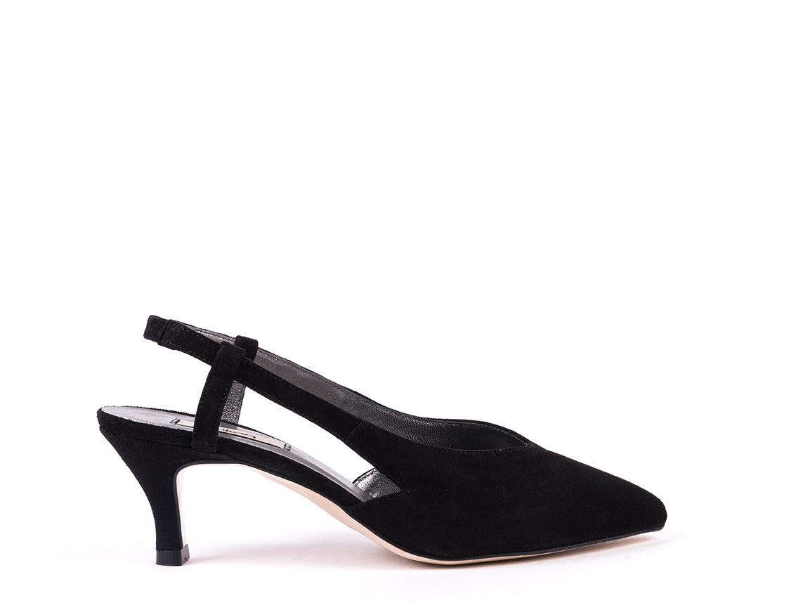 Slingbacks de salto alto em