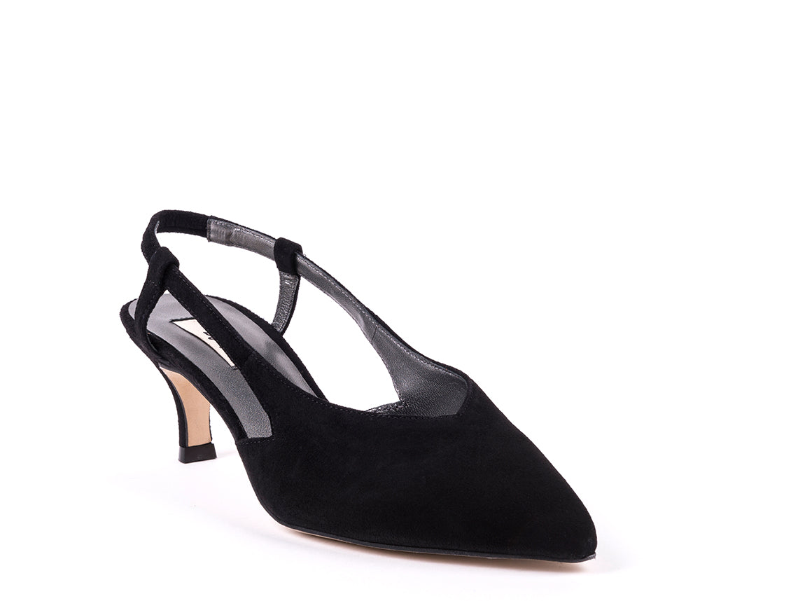 Slingbacks de salto alto em