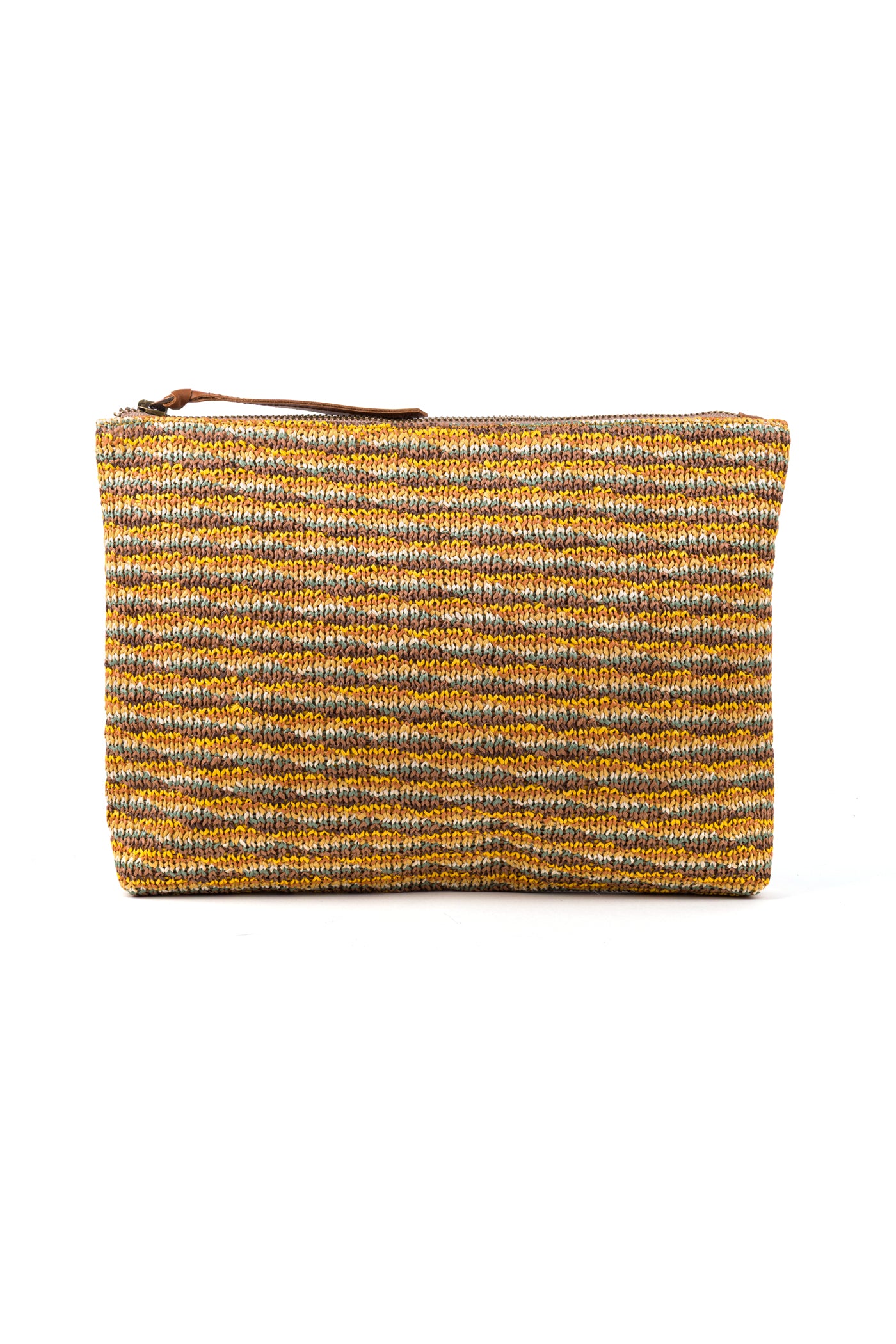 Clutch em ráfia natural