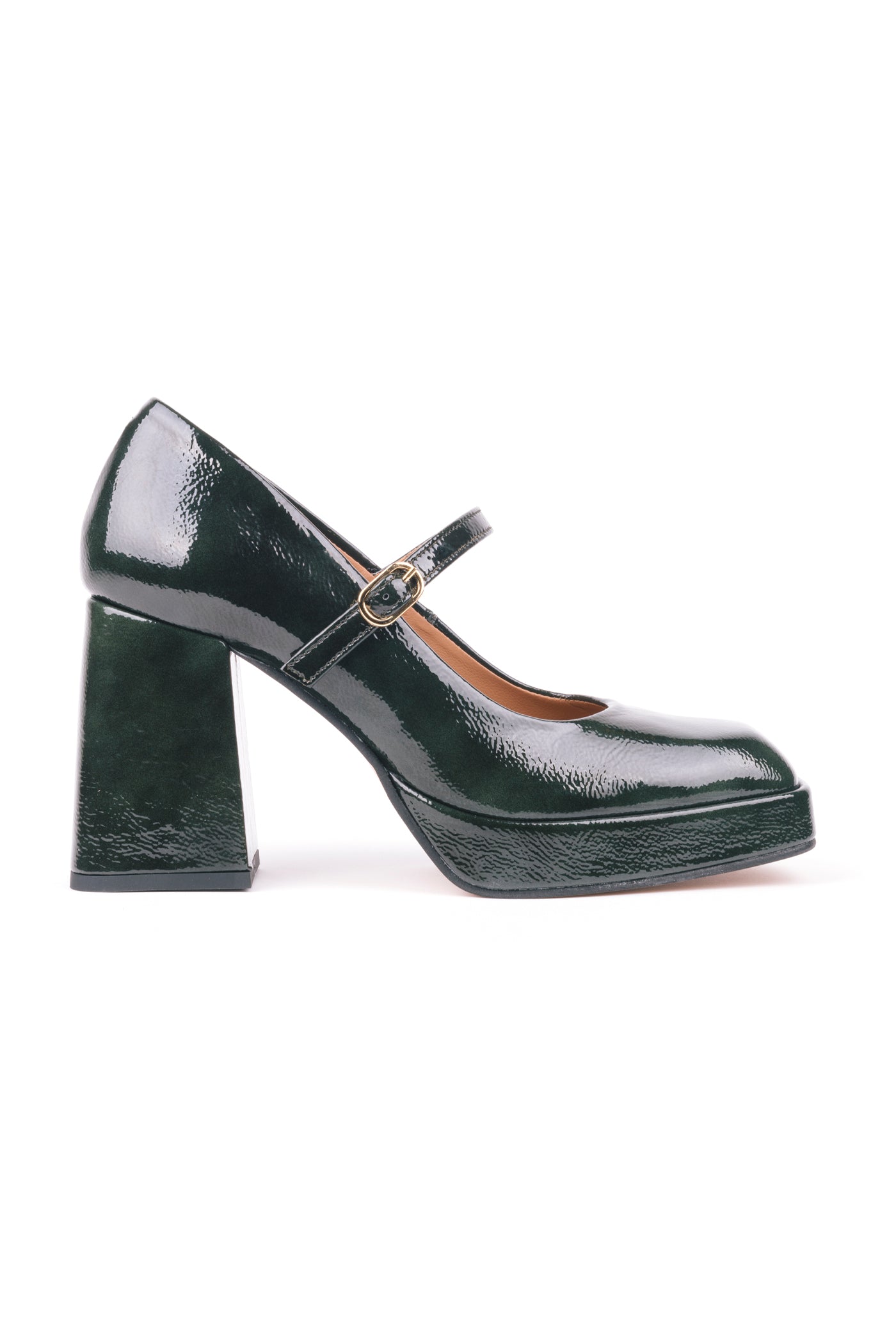 Sapato Mary Jane salto alto compensados em verniz, a nova tendencia de Outono