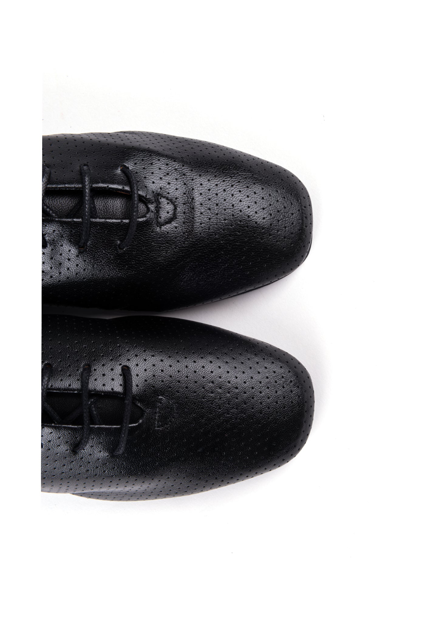 Microfur leather flat shoes