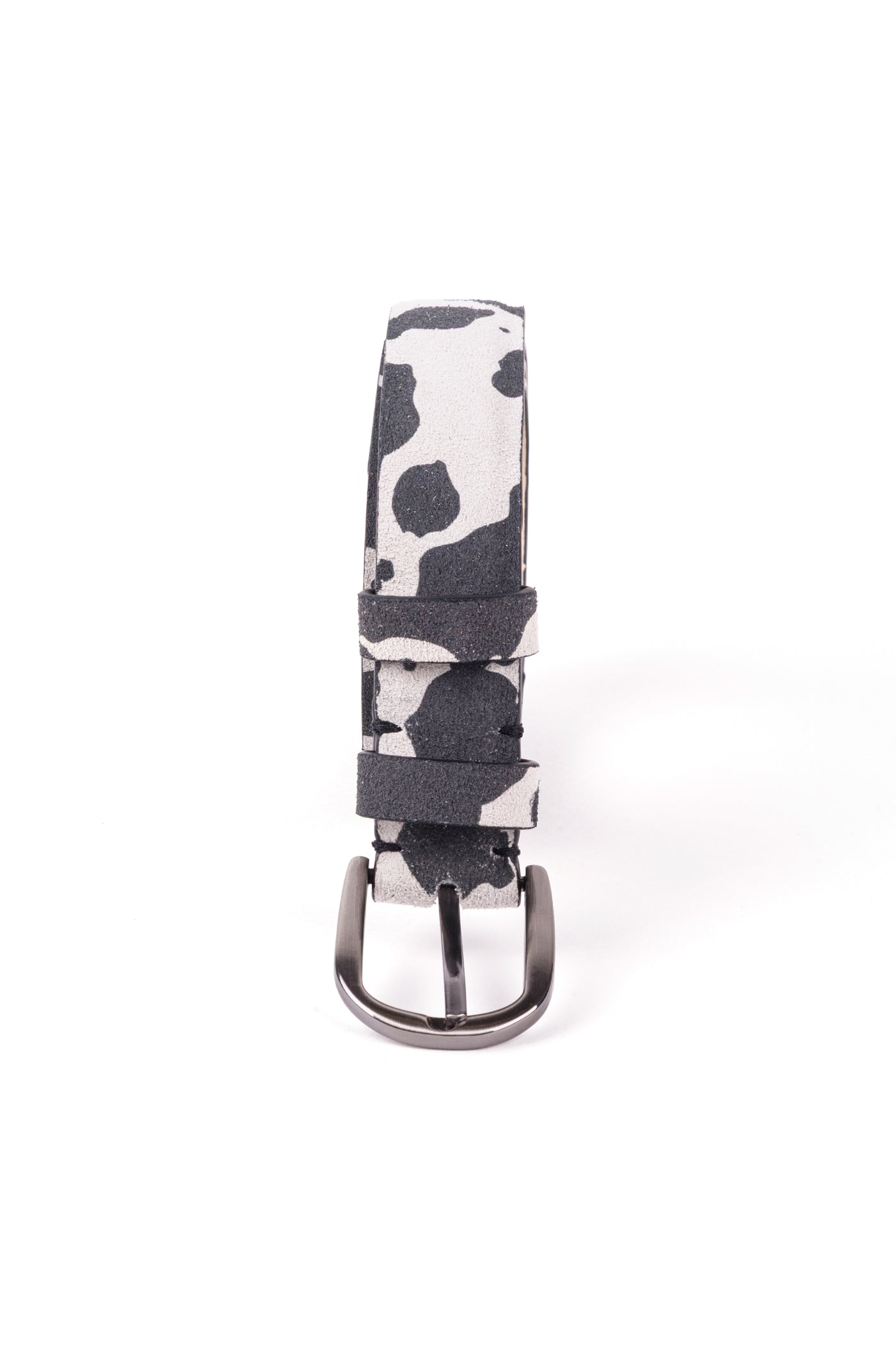 Cinto em croute print animal em