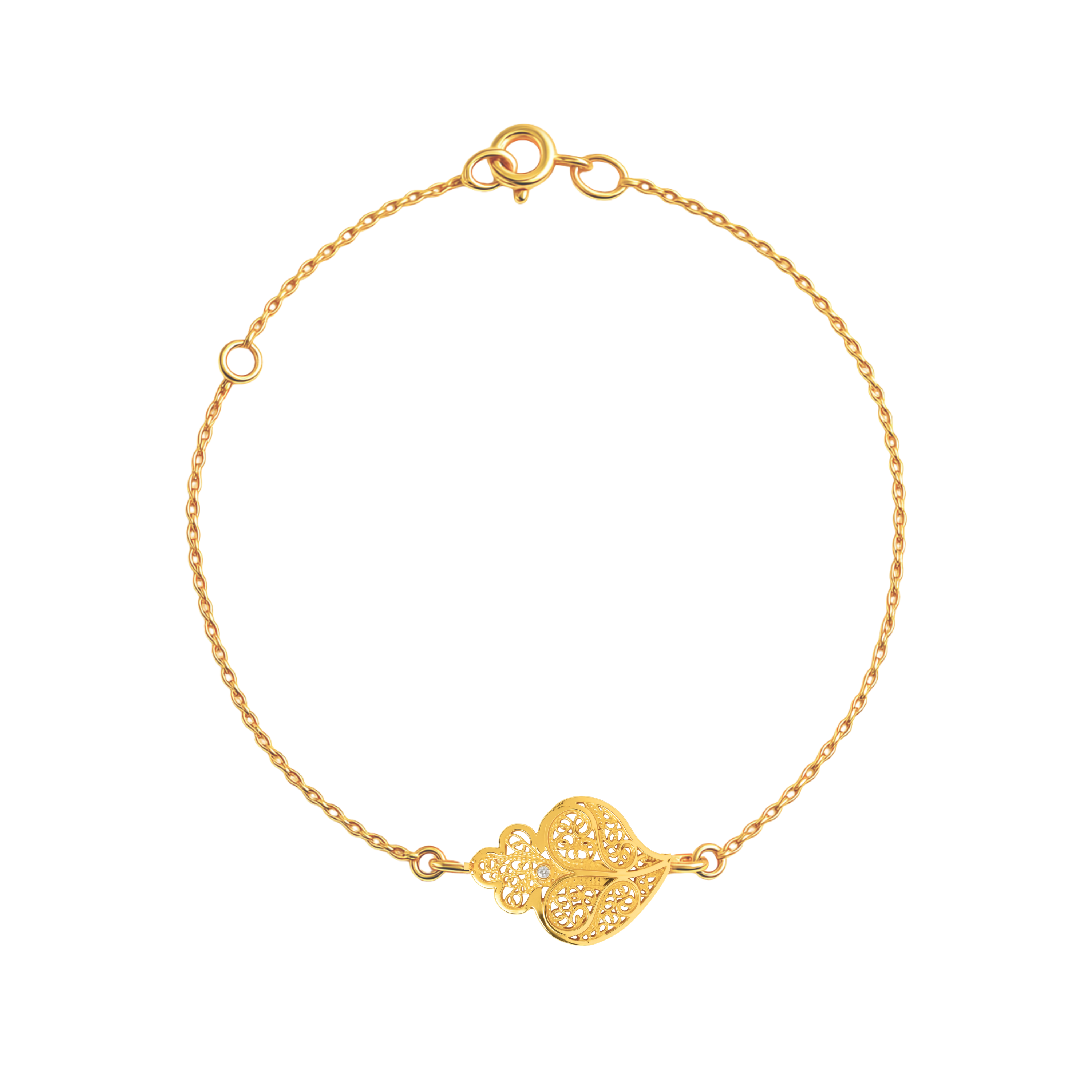 Pulseira Coração de Viana em