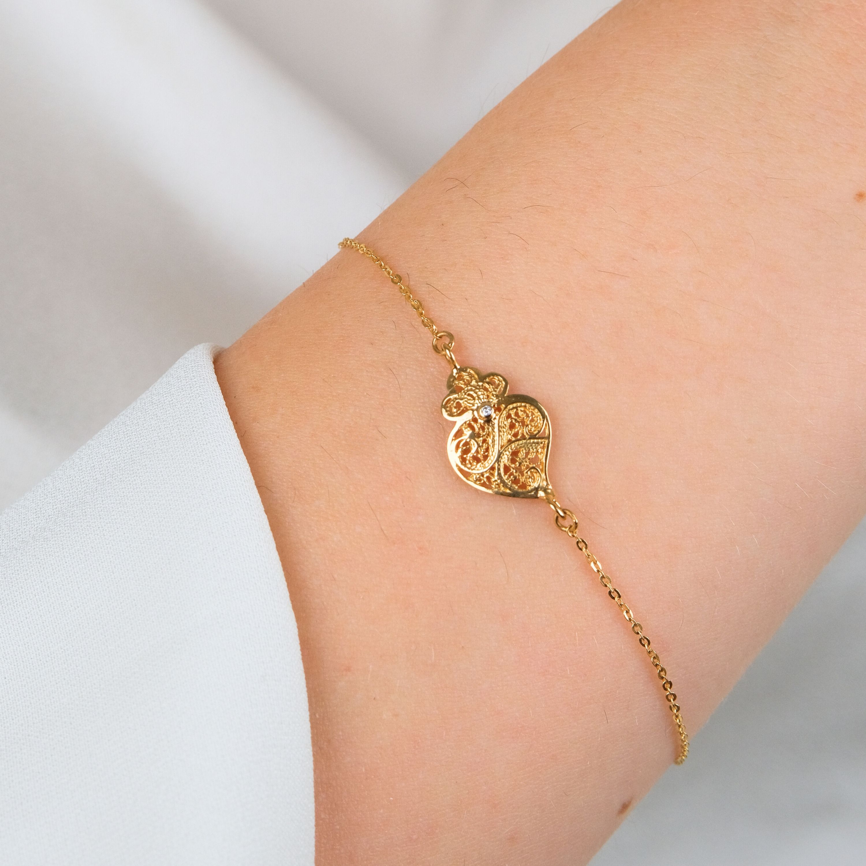 Pulseira Coração de Viana em