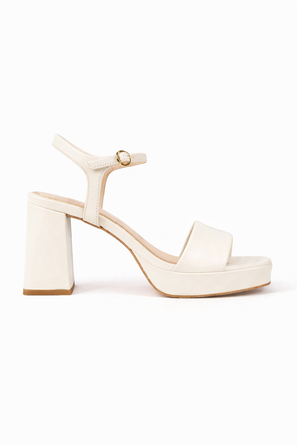 Sandálias de noiva em pele