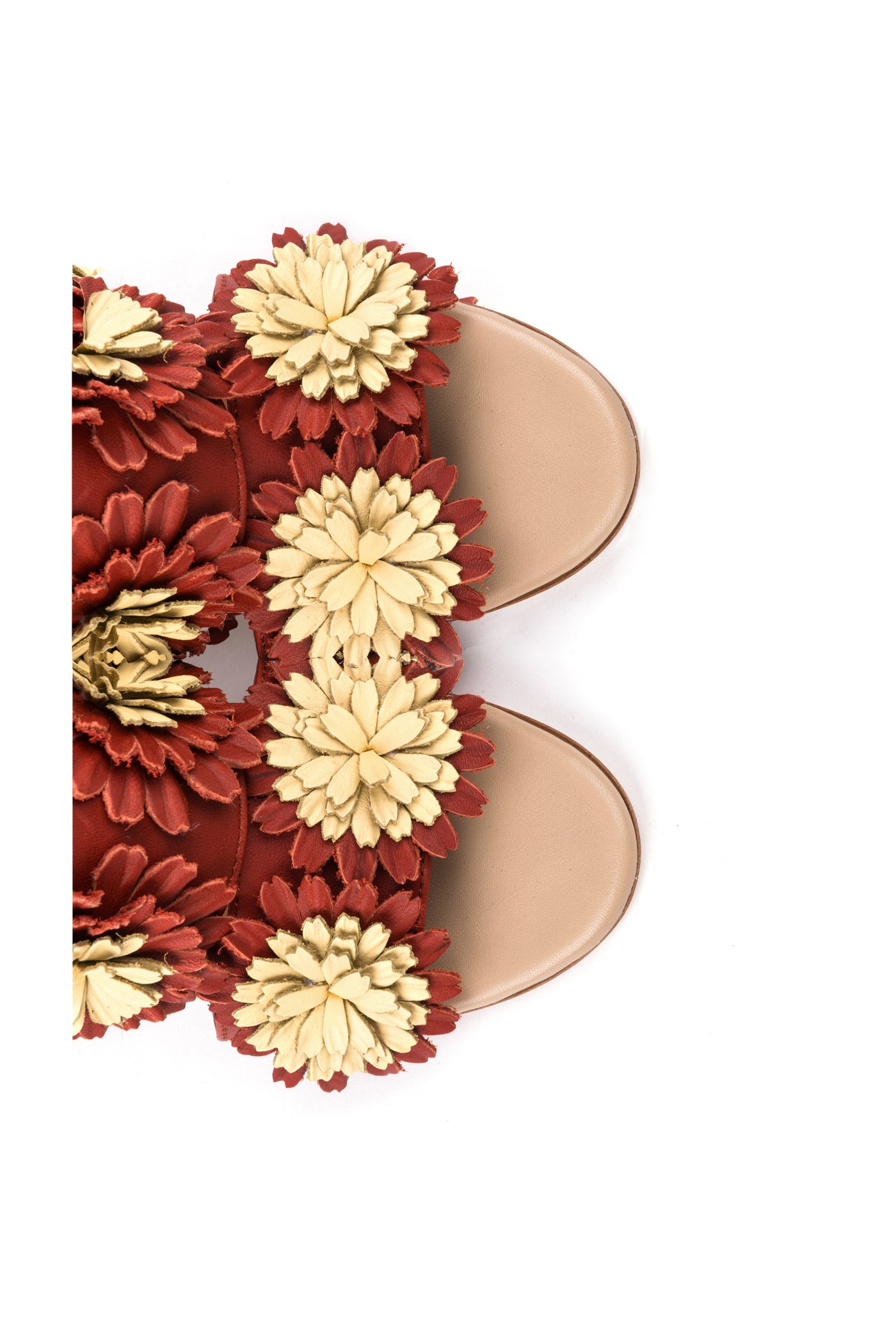 Sandálias de salto alto em pele