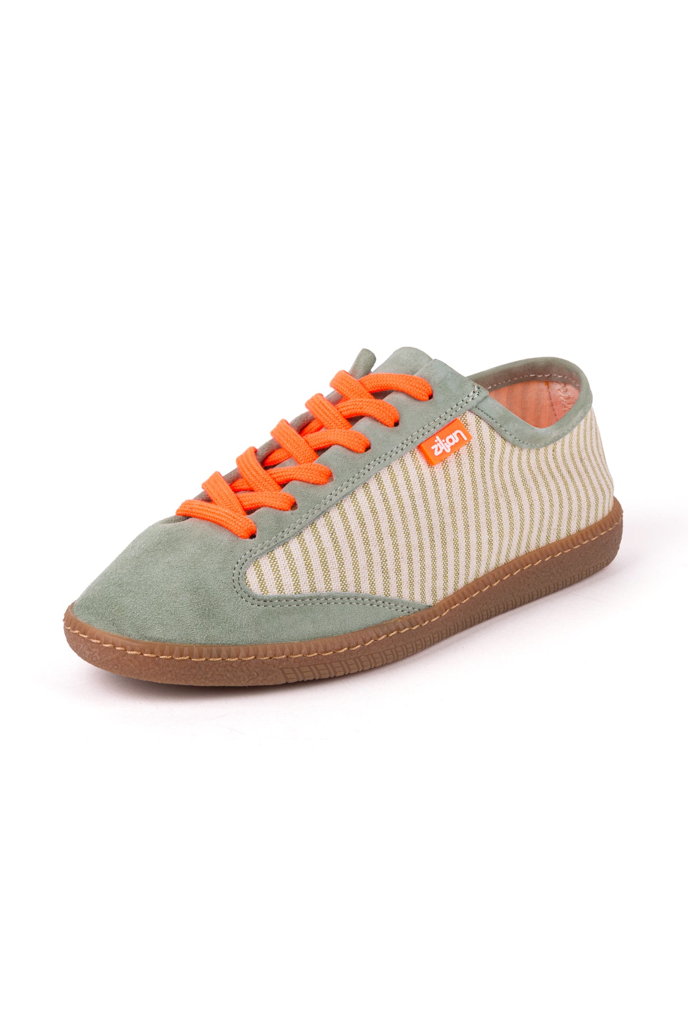 Sneakers em Camurça e Lona