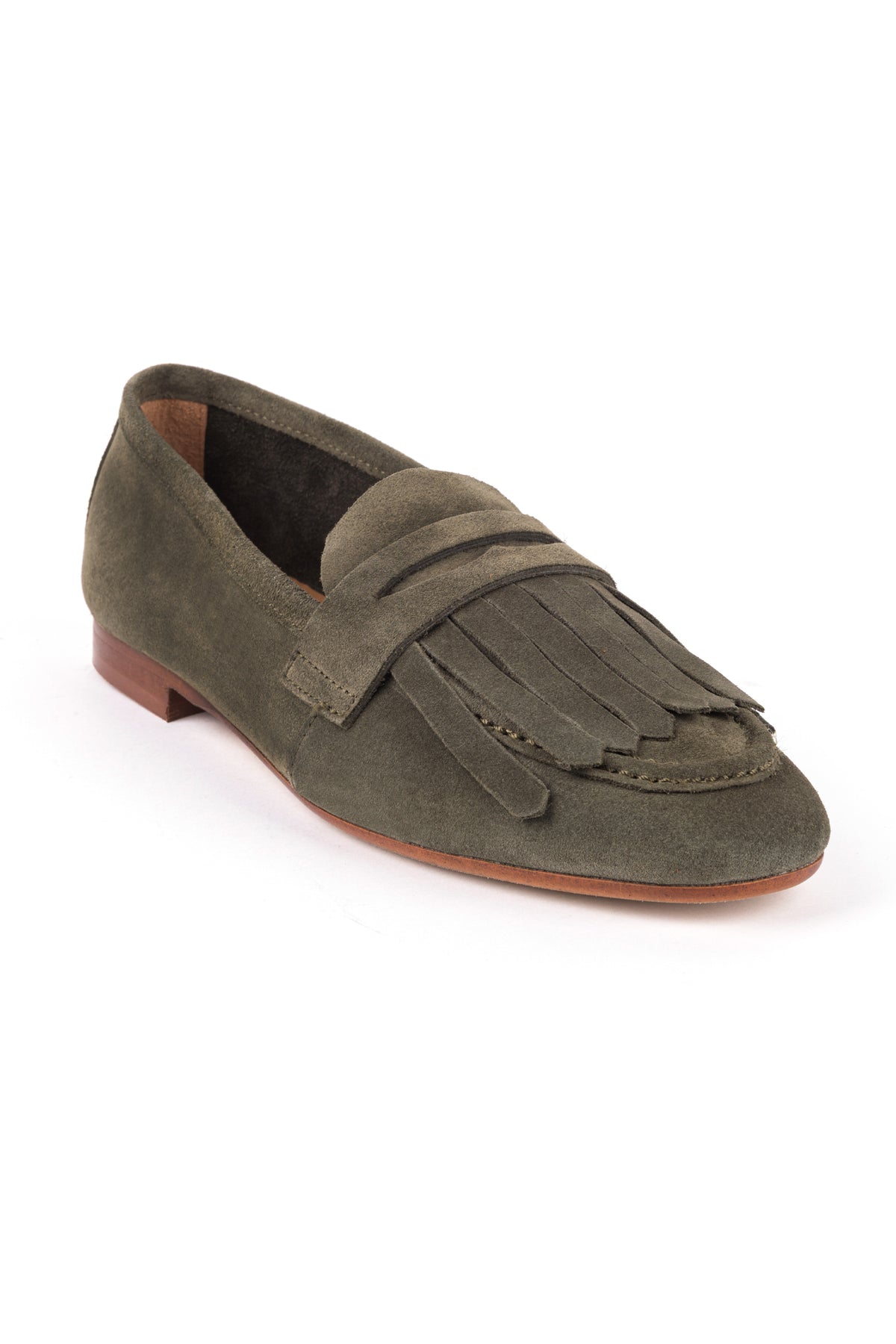 Loafers com franjas em croute