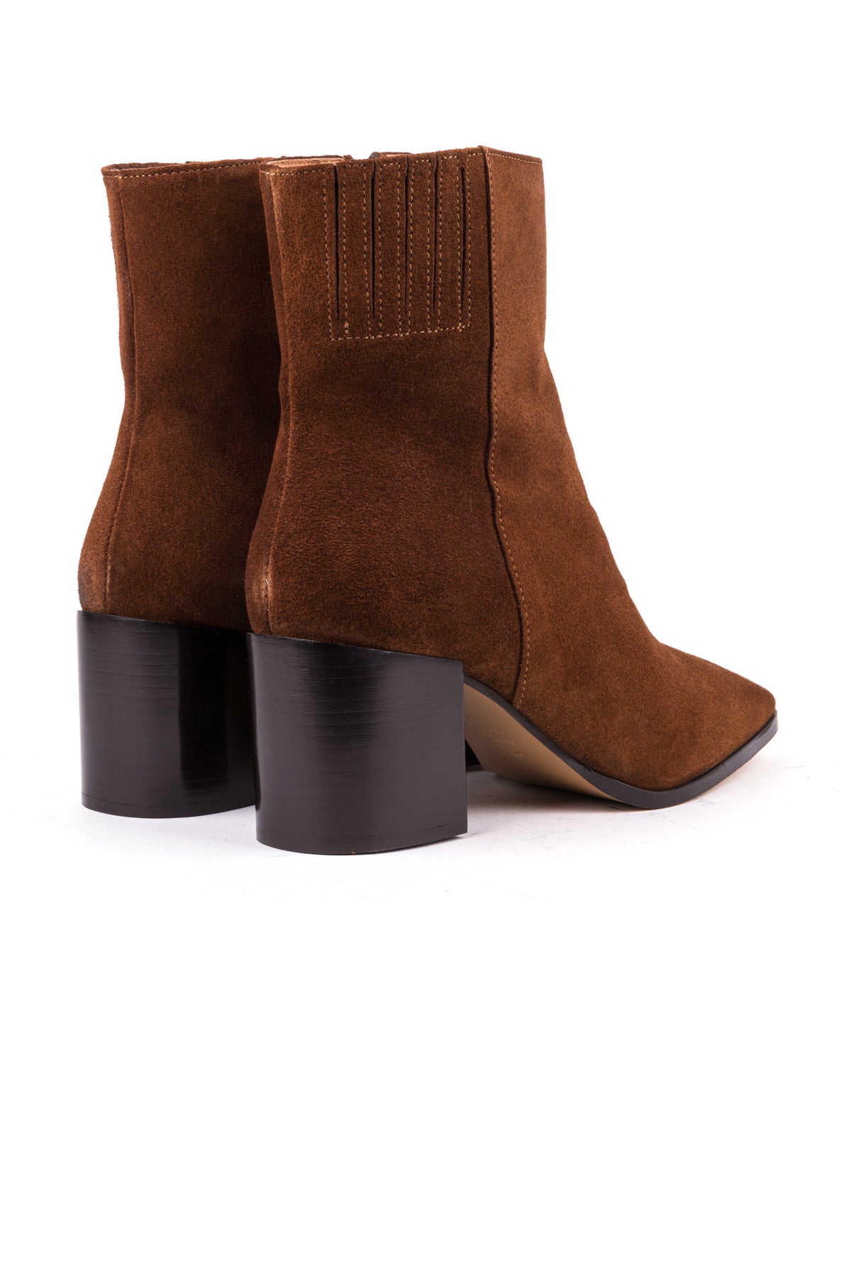 Botas com elástico no cano em croute