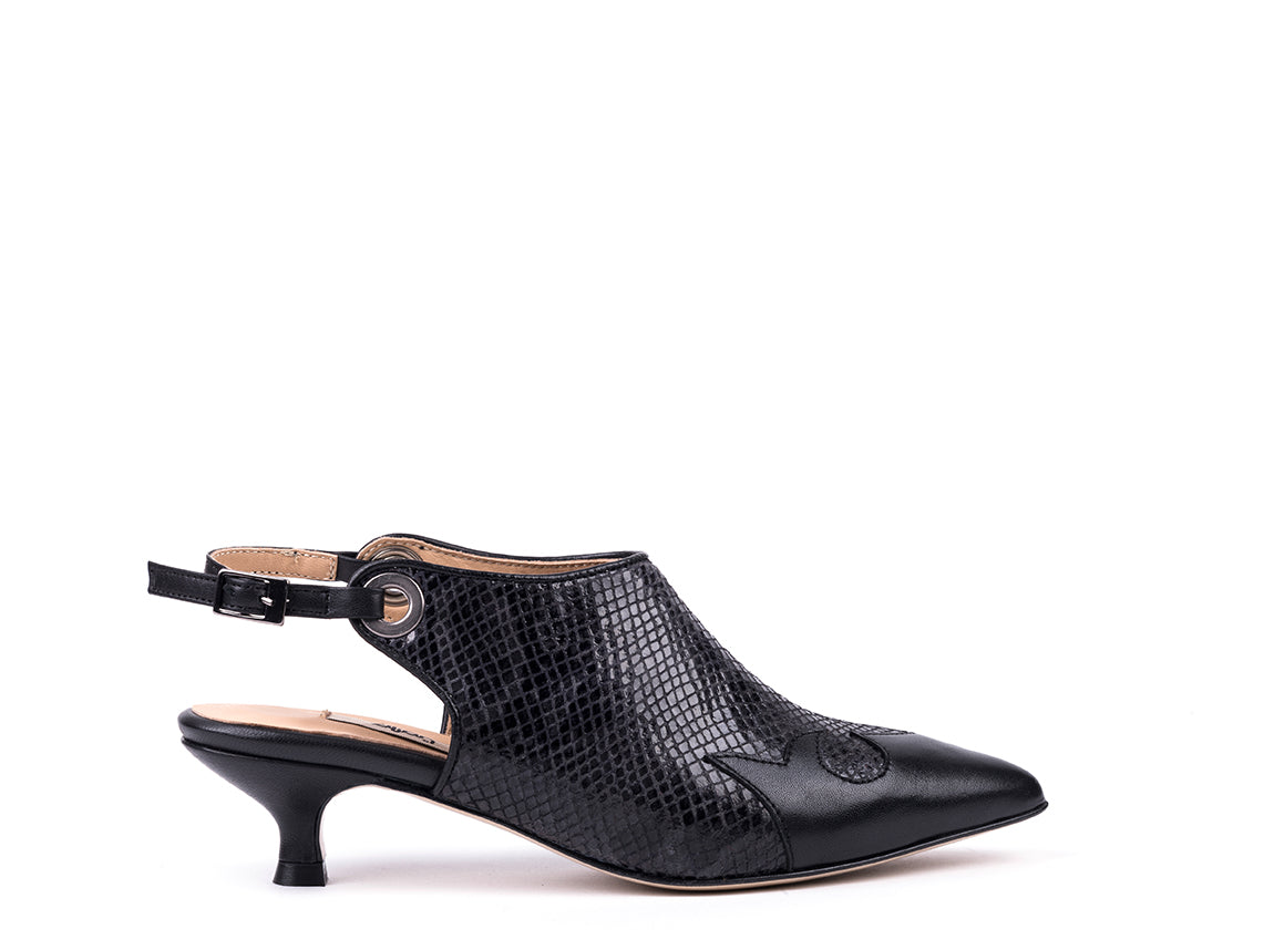 Sapatos slingback em