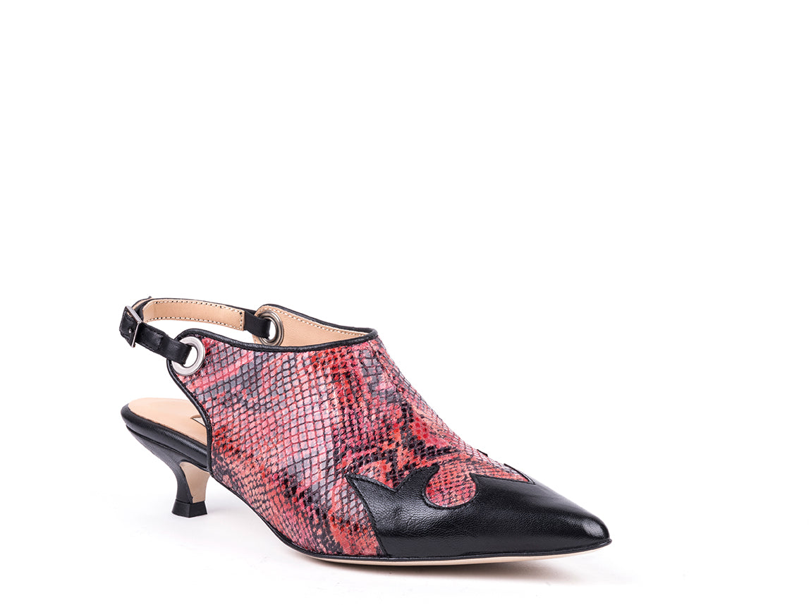 Sapatos slingback em