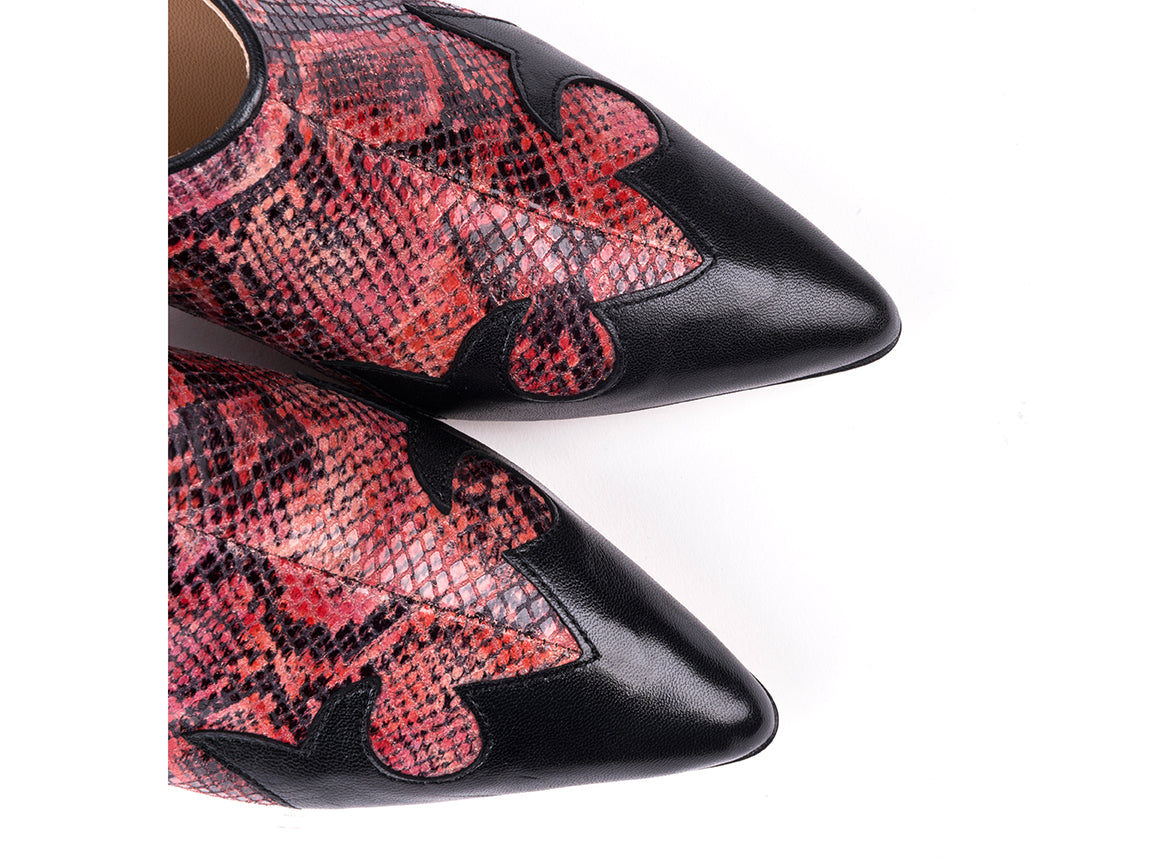 Sapatos slingback em