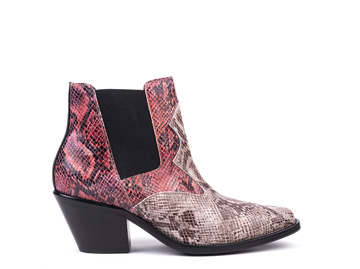 Botins texanos de salto médio